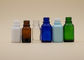 एम्बर खाली आवश्यक तेल की बोतलें रंग कोटिंग सफेद सिरेमिक ड्रॉपर बोतल